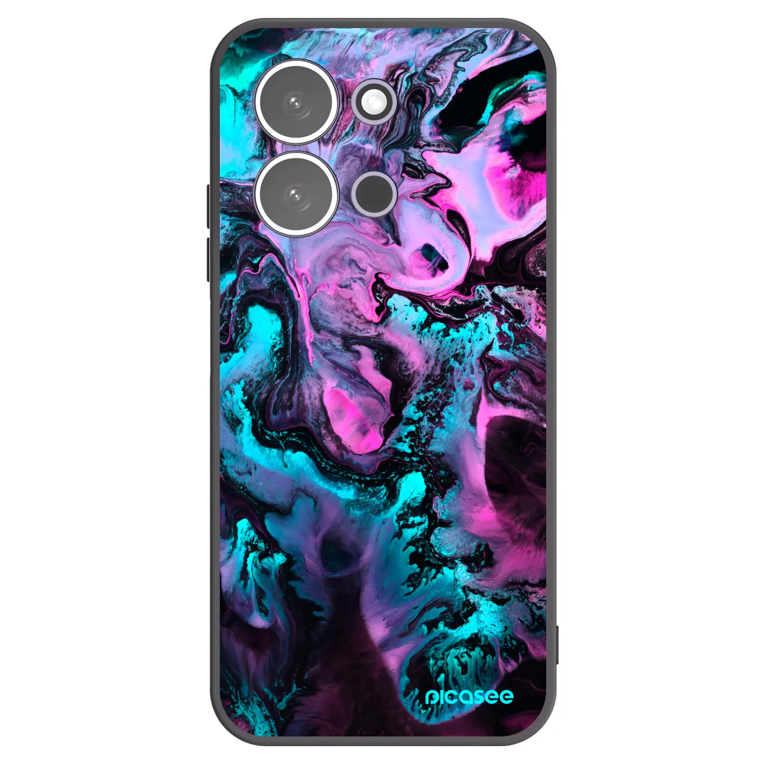 Picasee Μαύρη θήκη σιλικόνης για Xiaomi Redmi 15C 5G - Lean