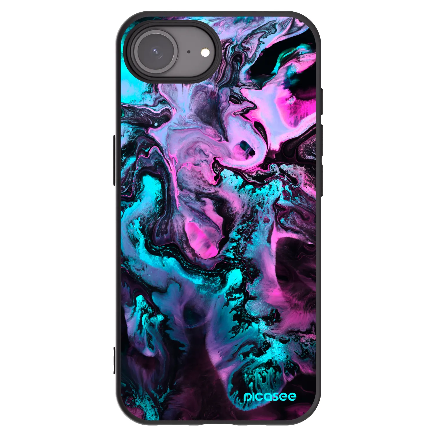 Picasee Μαύρη θήκη σιλικόνης για Apple iPhone 17e - Lean