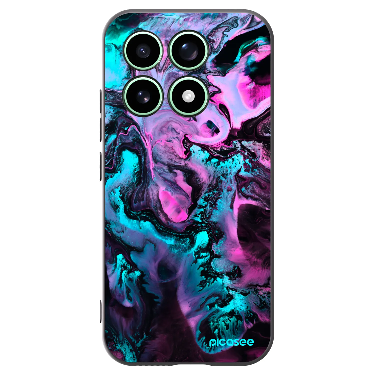 Picasee Μαύρη θήκη σιλικόνης για Xiaomi 17 - Lean