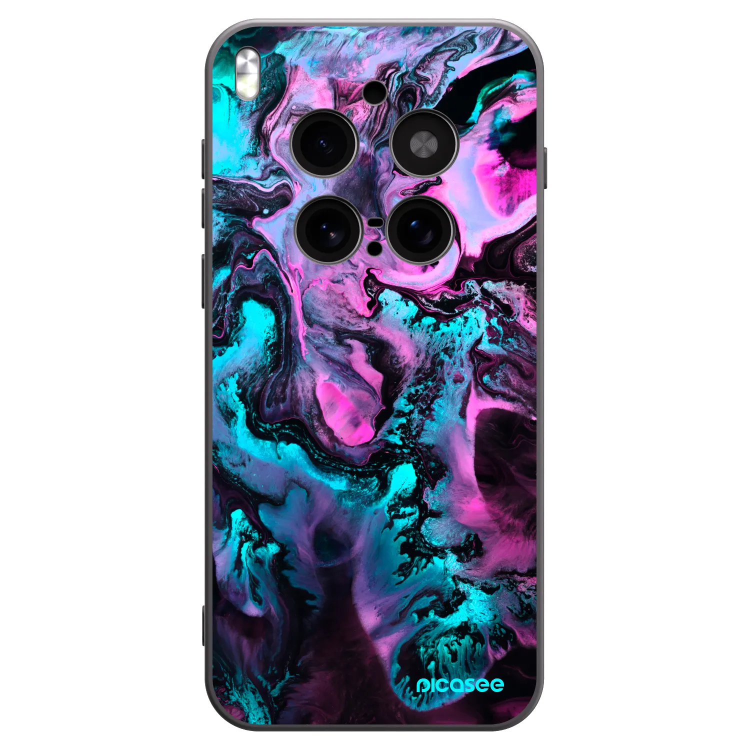 Picasee Μαύρη θήκη σιλικόνης για Vivo X300 Pro - Lean