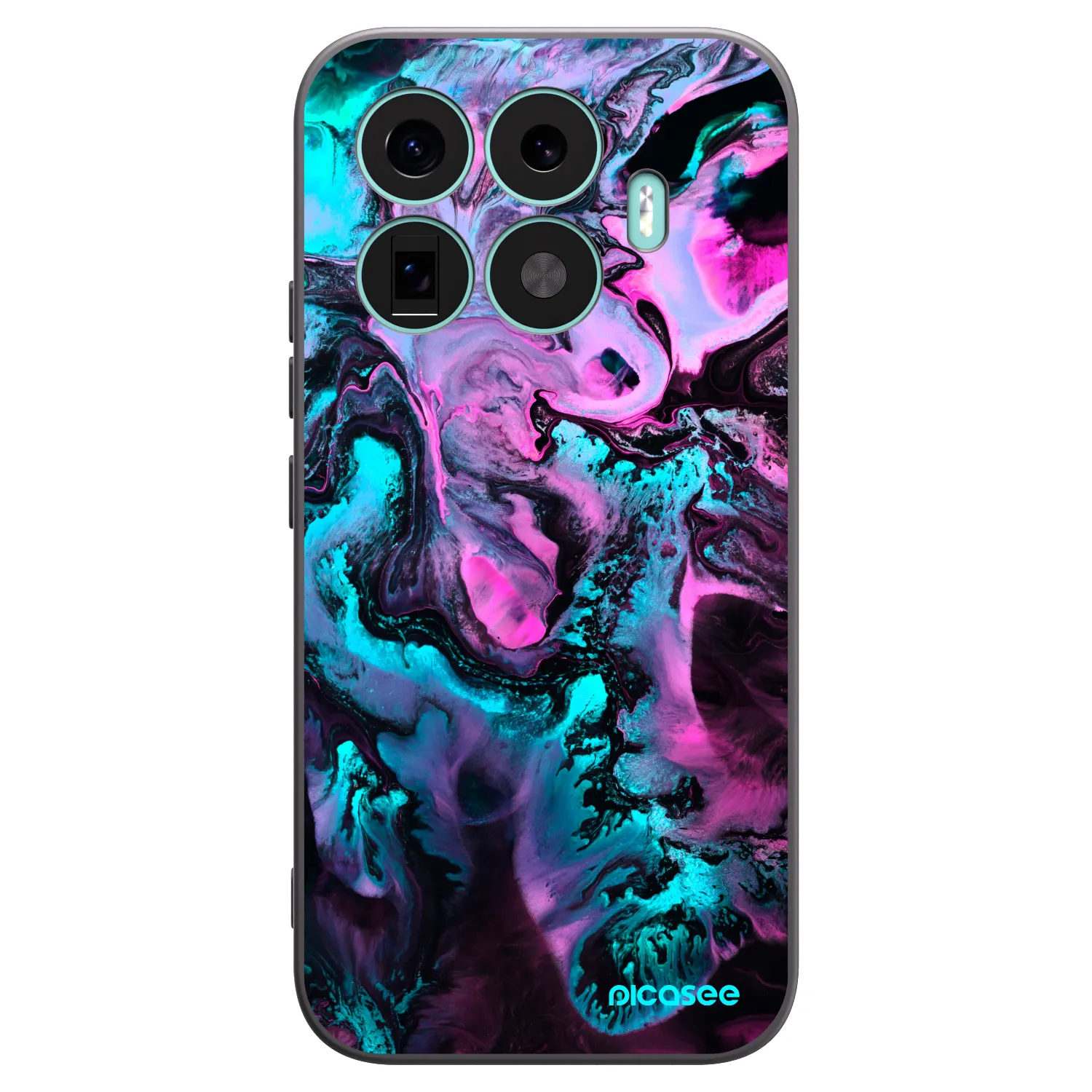 Picasee Μαύρη θήκη σιλικόνης για Xiaomi 17T - Lean