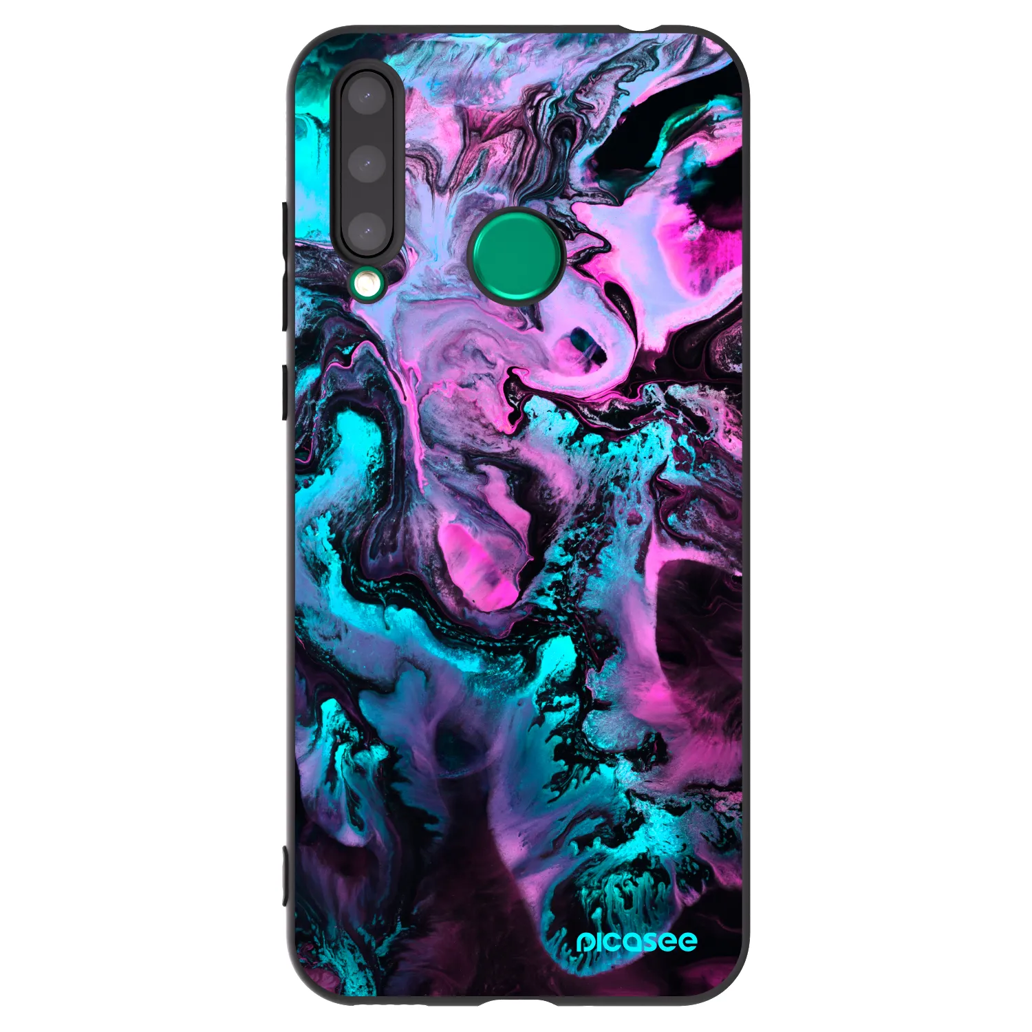 Picasee Μαύρη θήκη σιλικόνης για Honor 20 Lite - Lean