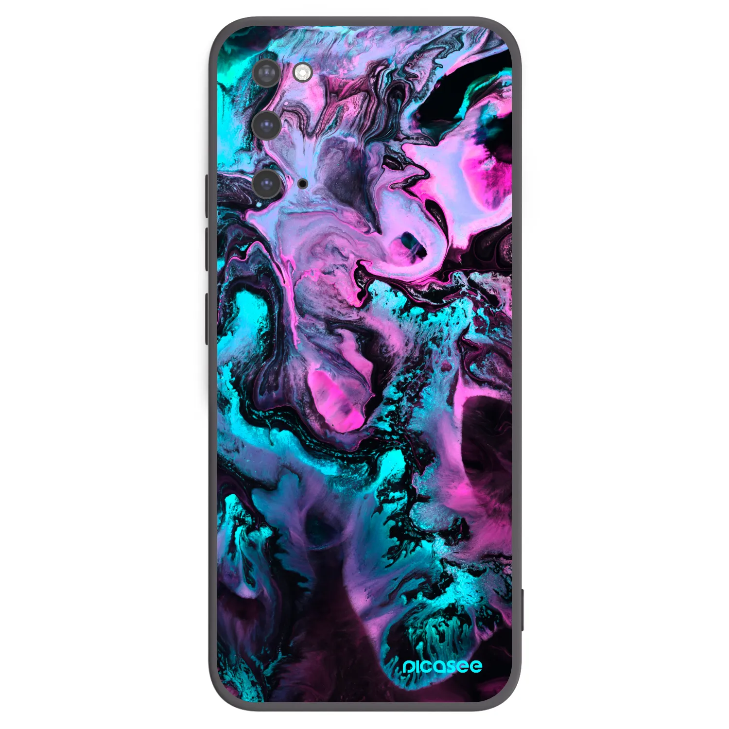 Picasee Μαύρη θήκη σιλικόνης για Samsung Galaxy S20 G980F - Lean
