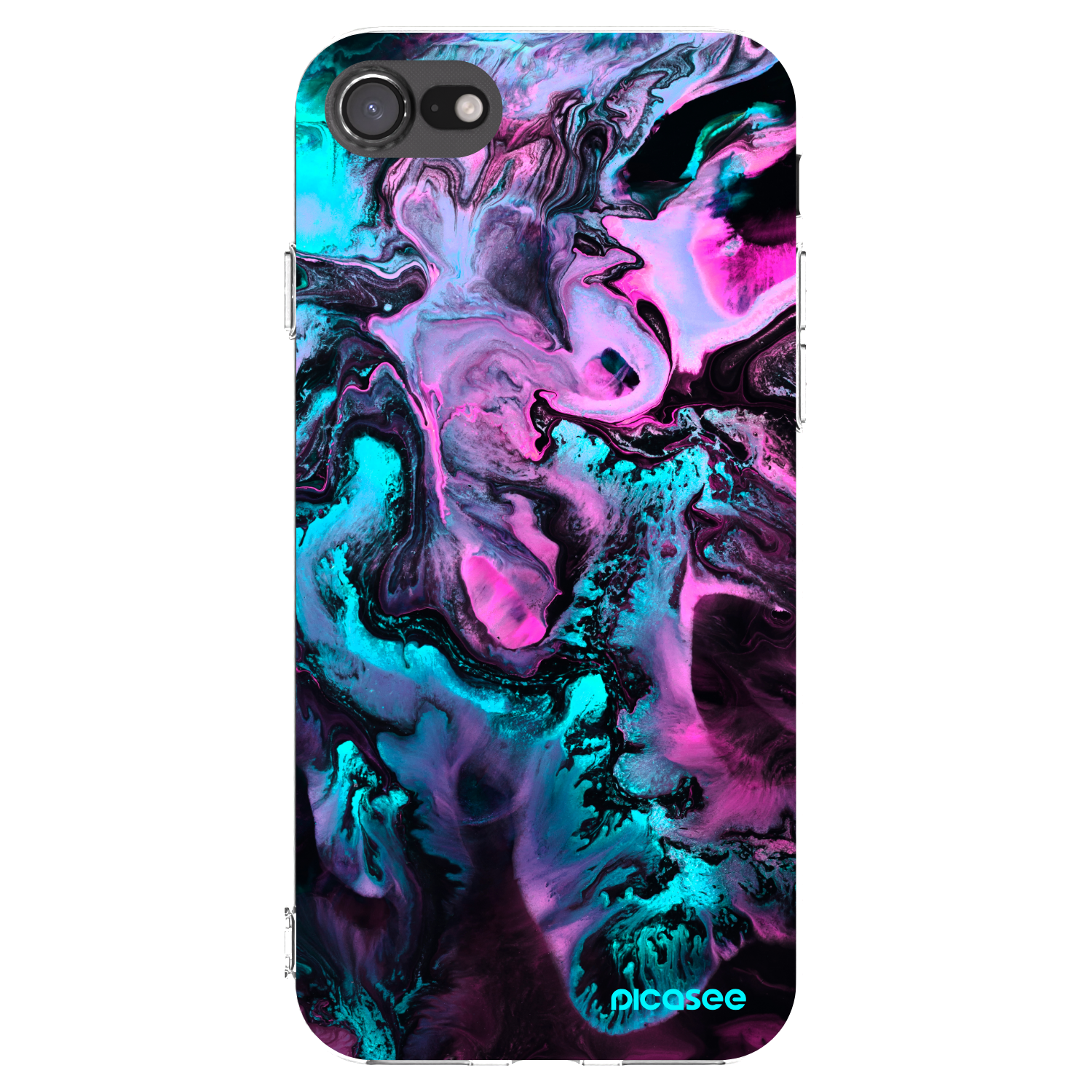 Picasee διαφανής θήκη σιλικόνης Apple iPhone SE 2020 - Lean
