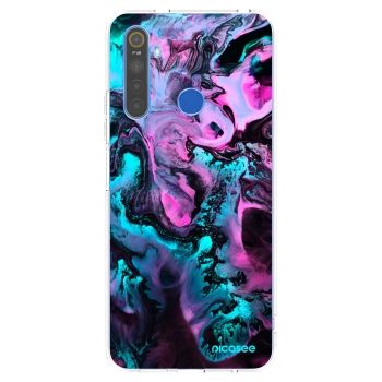 Picasee διαφανής θήκη σιλικόνης Realme 5 - Lean