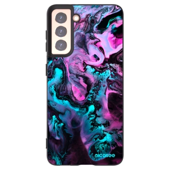 Picasee Μαύρη θήκη σιλικόνης για Samsung Galaxy S21 5G G991B - Lean