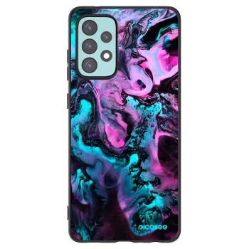 Picasee Μαύρη θήκη σιλικόνης για Samsung Galaxy A72 A725F - Lean