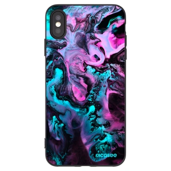 Picasee Μαύρη θήκη σιλικόνης για Apple iPhone XS Max - Lean