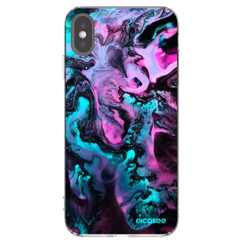 Picasee διαφανής θήκη σιλικόνης Apple iPhone XS Max - Lean