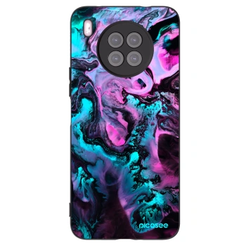 Picasee Μαύρη θήκη σιλικόνης για Huawei Nova 8i - Lean