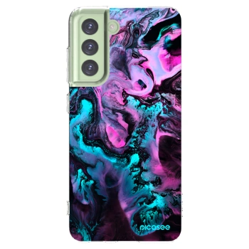 Picasee διαφανής θήκη σιλικόνης Samsung Galaxy S21 FE 5G - Lean