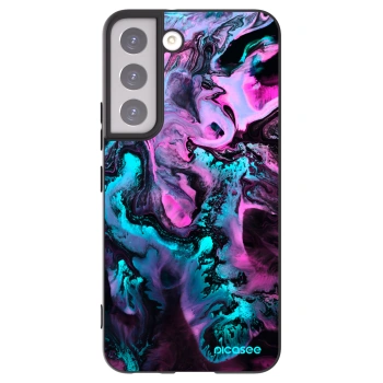Picasee Μαύρη θήκη σιλικόνης για Samsung Galaxy S22 5G - Lean