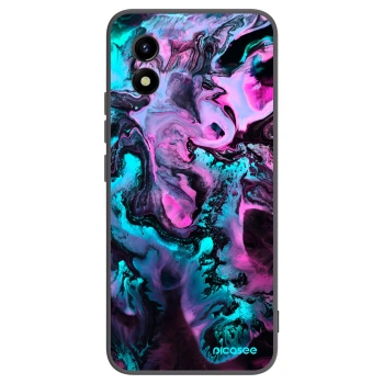 Picasee Μαύρη θήκη σιλικόνης για Vivo Y01 - Lean
