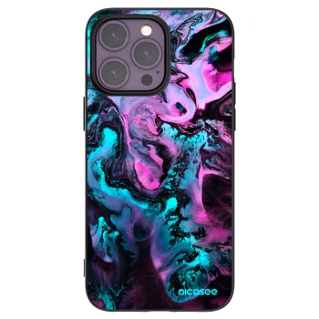 Picasee Μαύρη θήκη σιλικόνης για Apple iPhone 14 Pro Max - Lean