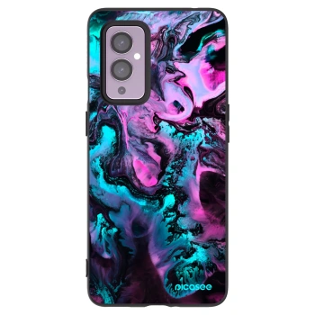 Picasee Μαύρη θήκη σιλικόνης για OnePlus 9 - Lean