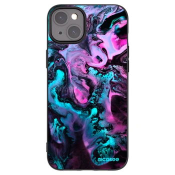 Picasee Μαύρη θήκη σιλικόνης για Apple iPhone 15 Plus - Lean