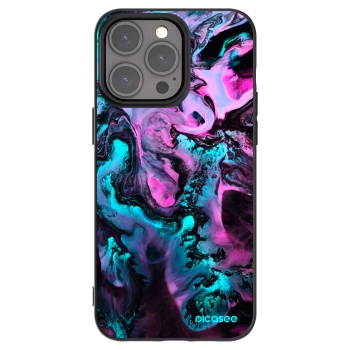 Picasee Μαύρη θήκη σιλικόνης για Apple iPhone 15 Pro Max - Lean