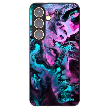 Picasee Μαύρη θήκη σιλικόνης για Samsung Galaxy S24 S921B 5G - Lean