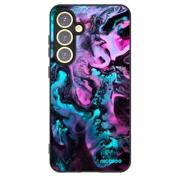Picasee Μαύρη θήκη σιλικόνης για Samsung Galaxy S24 FE S721B - Lean