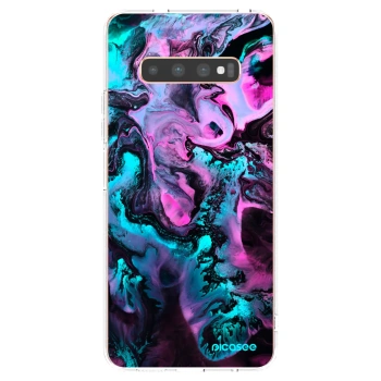 Picasee διαφανής θήκη σιλικόνης Samsung Galaxy S10 Plus G975 - Lean