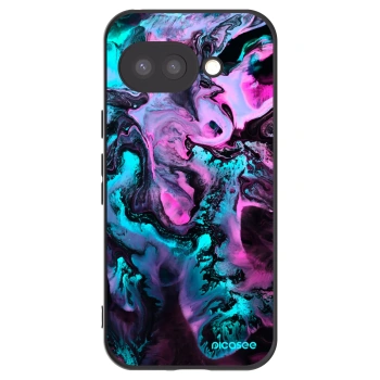Picasee Μαύρη θήκη σιλικόνης για Google Pixel 9a - Lean