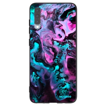 Picasee Μαύρη θήκη σιλικόνης για Samsung Galaxy A70 A705F - Lean