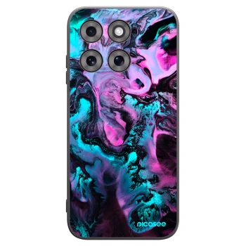 Picasee Μαύρη θήκη σιλικόνης για Motorola Moto G77 - Lean