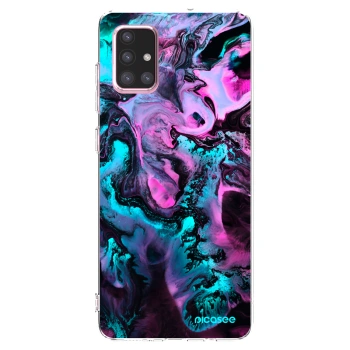 Picasee διαφανής θήκη σιλικόνης Samsung Galaxy A71 A715F - Lean
