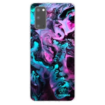 Picasee διαφανής θήκη σιλικόνης Samsung Galaxy S20 G980F - Lean