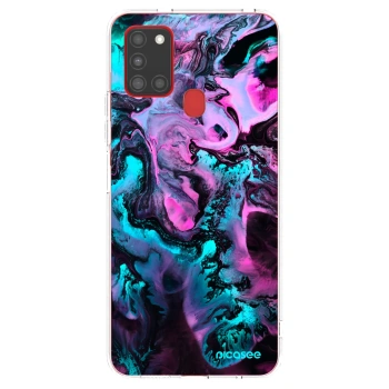 Picasee διαφανής θήκη σιλικόνης Samsung Galaxy A21s - Lean