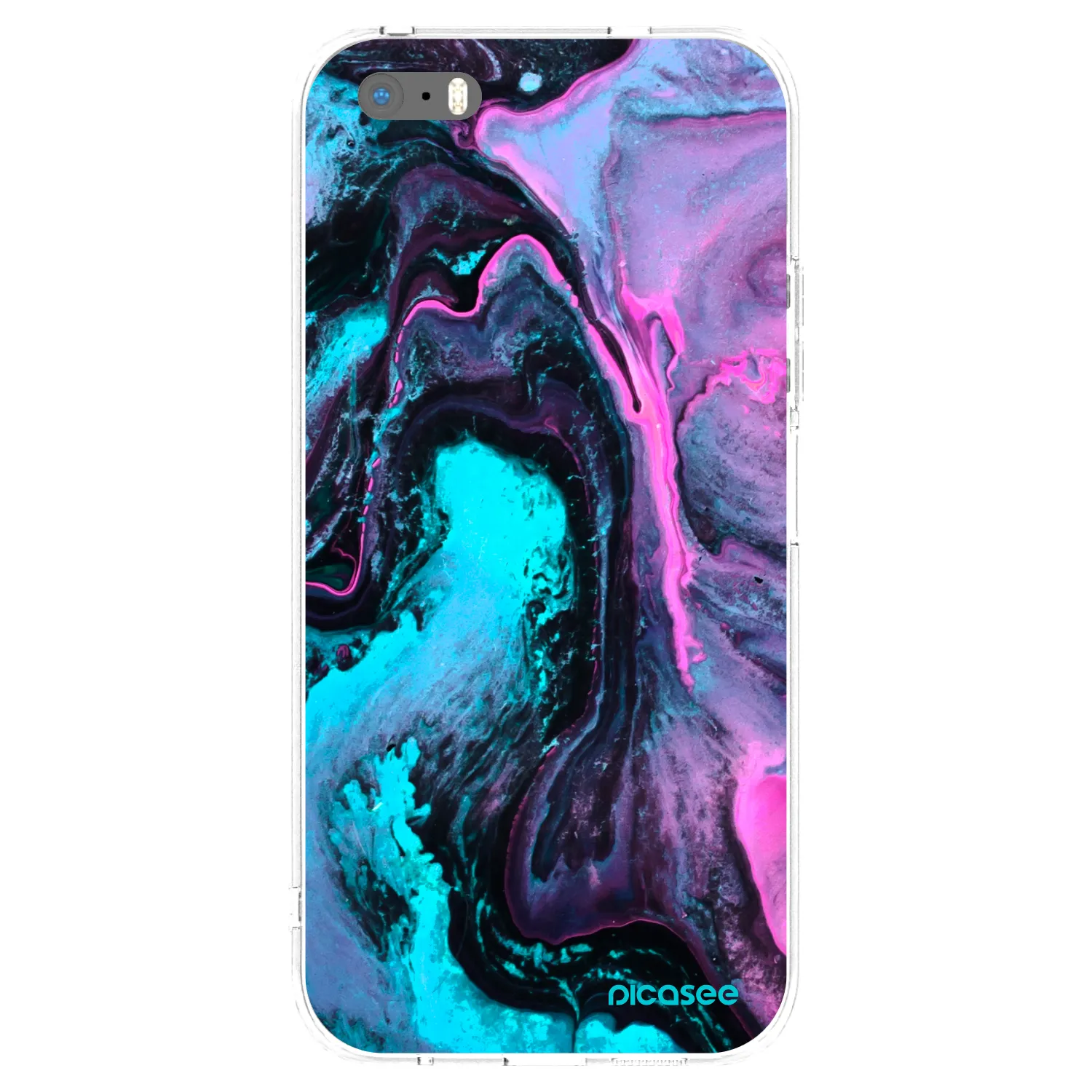 Picasee διαφανής θήκη σιλικόνης Apple iPhone 5/5S/SE - Lean 2