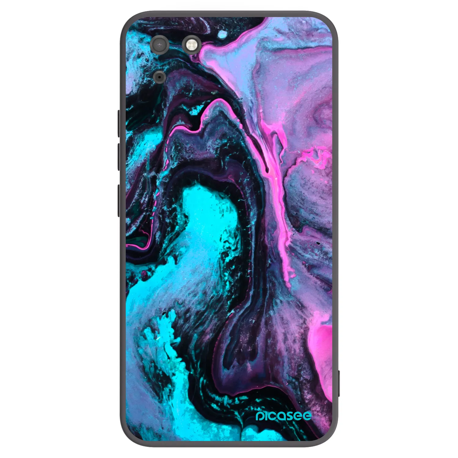 Picasee Μαύρη θήκη σιλικόνης για Huawei Y5P - Lean 2