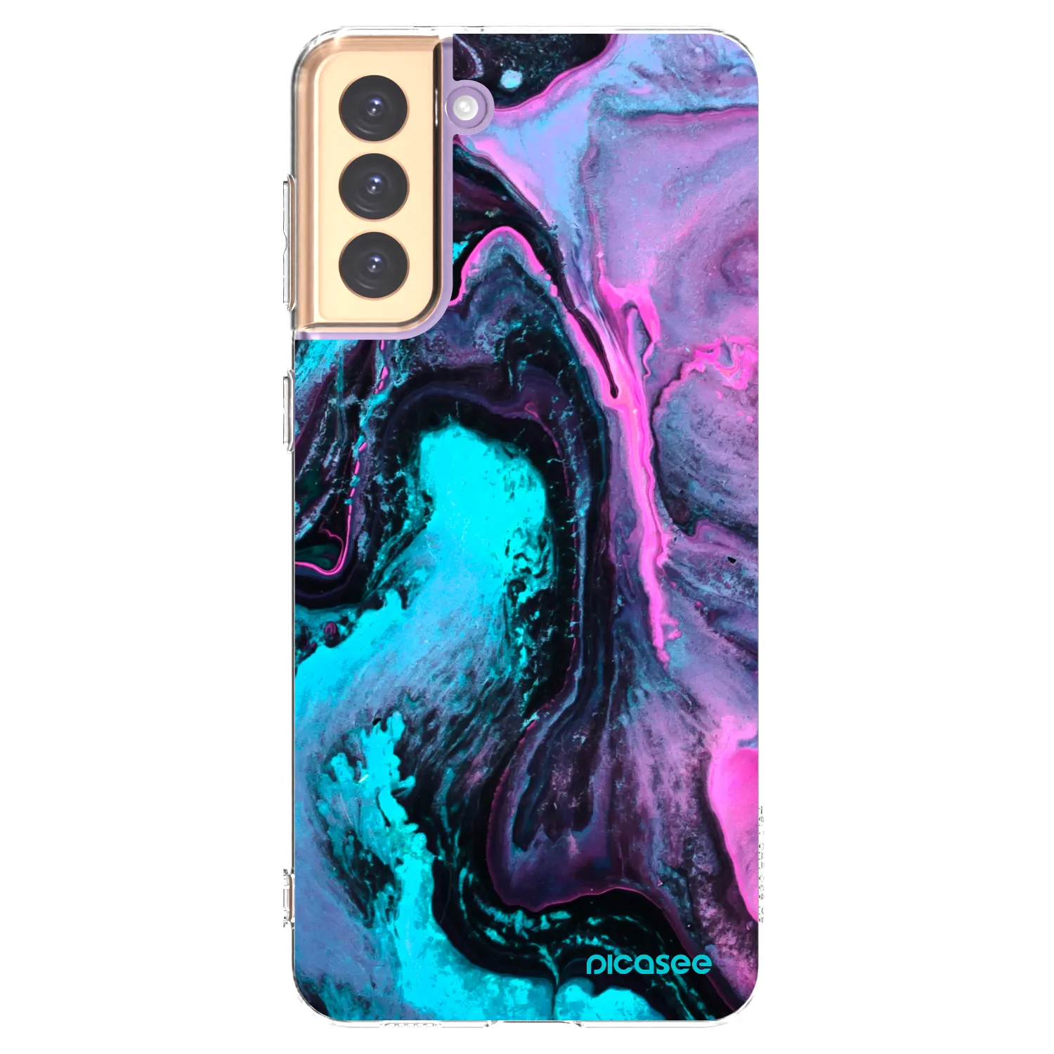 Picasee διαφανής θήκη σιλικόνης Samsung Galaxy S21+ 5G G996F - Lean 2