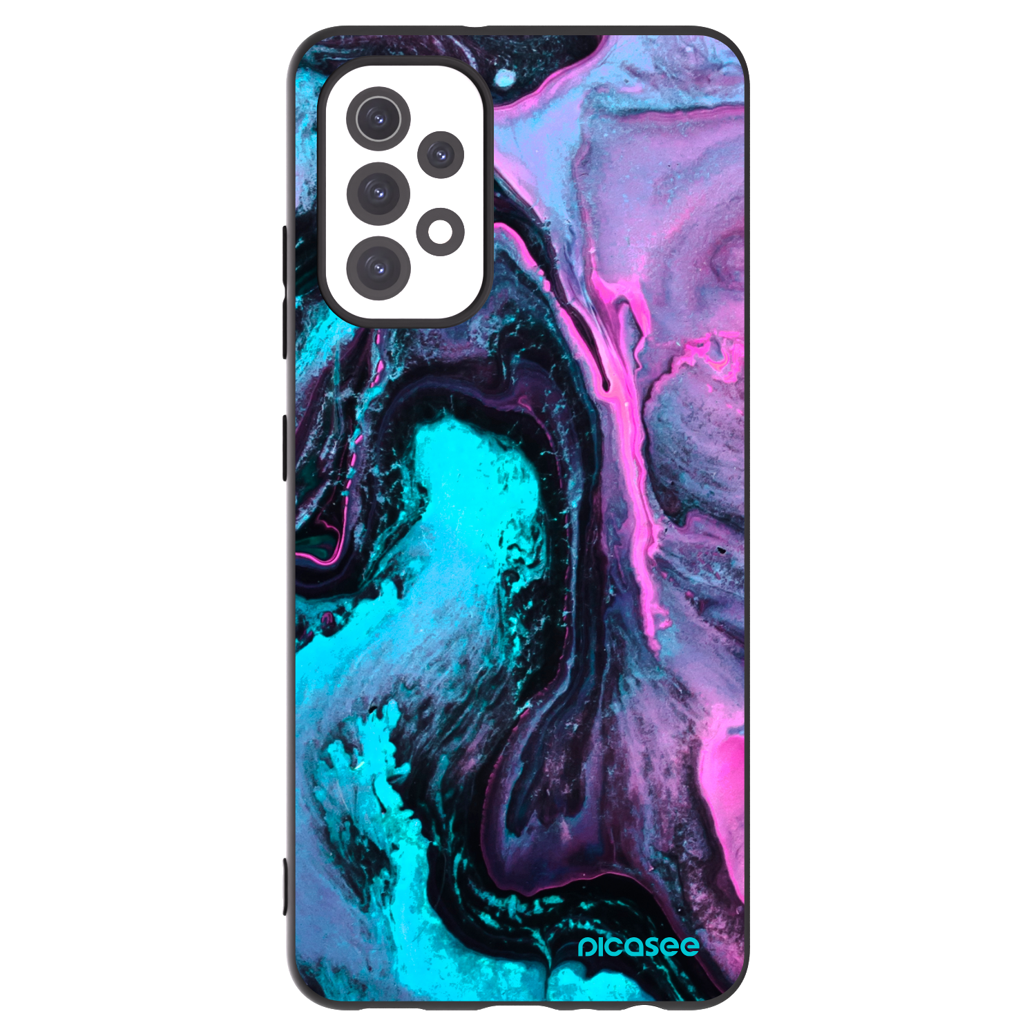 Picasee Μαύρη θήκη σιλικόνης για Samsung Galaxy A32 5G A326B - Lean 2