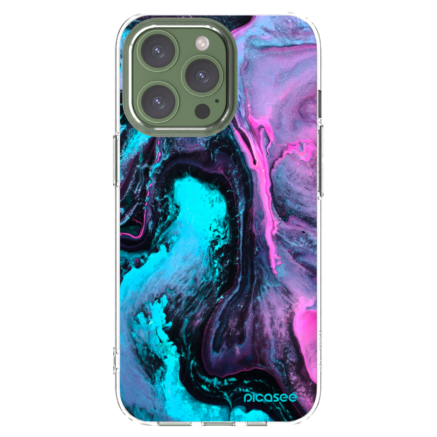Picasee διαφανής θήκη σιλικόνης Apple iPhone 13 Pro - Lean 2
