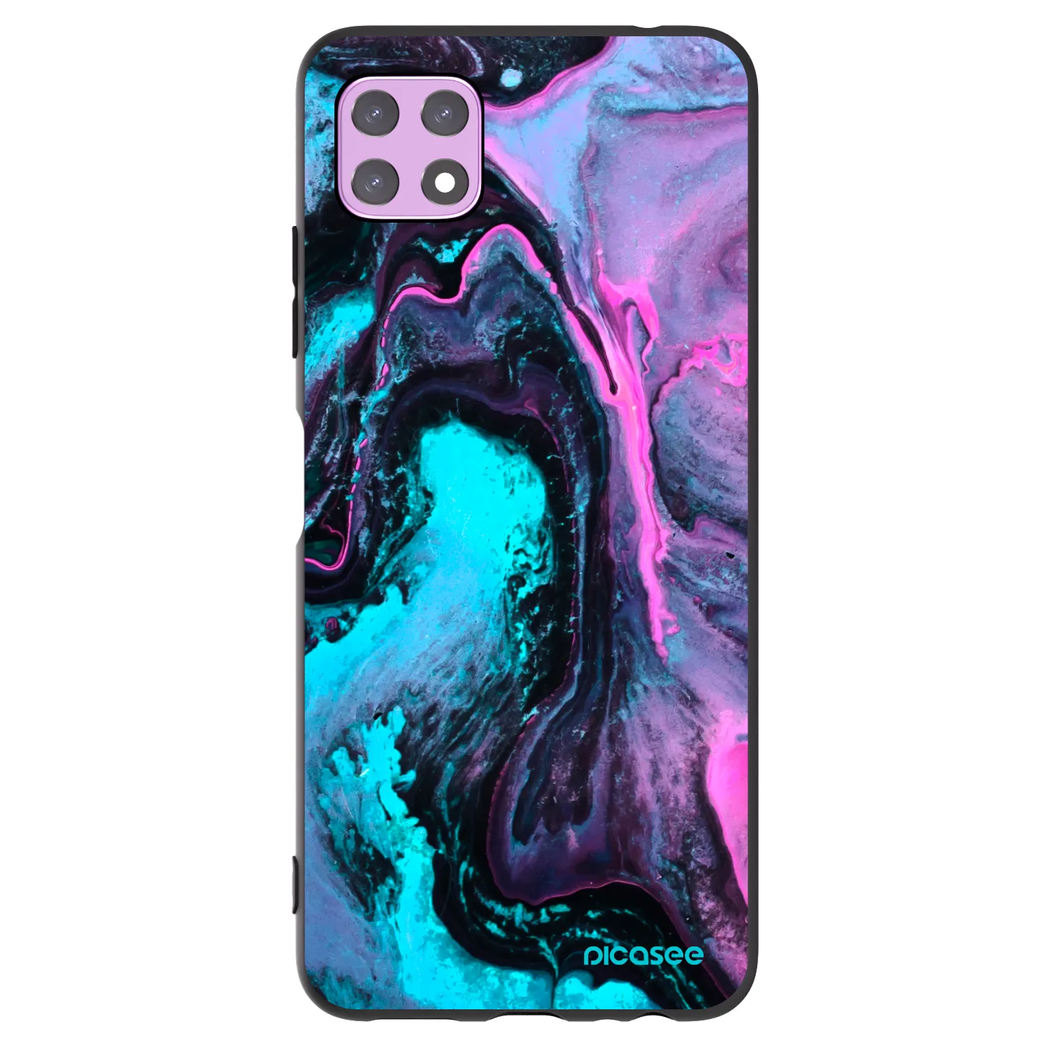 Picasee Μαύρη θήκη σιλικόνης για Samsung Galaxy A22 A226B 5G - Lean 2
