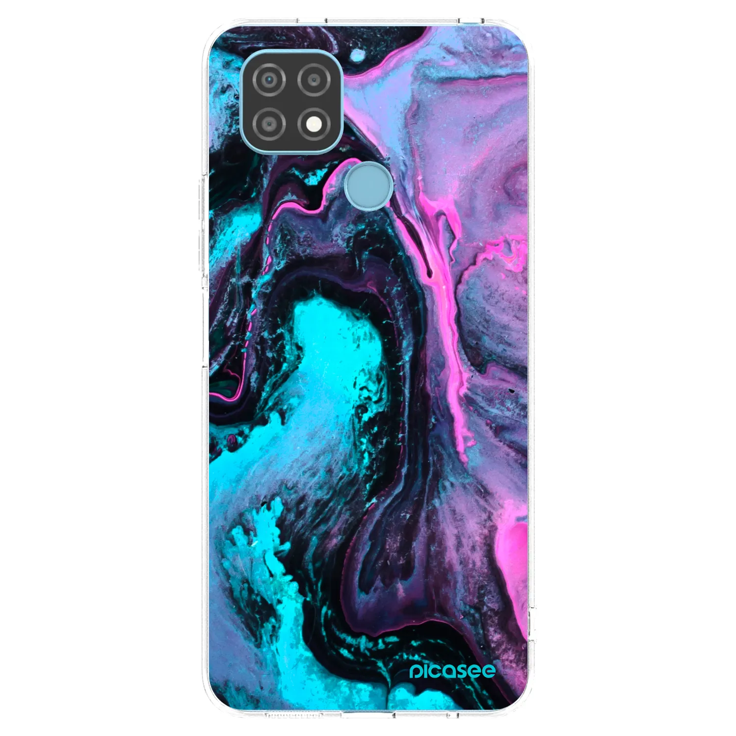 Picasee διαφανής θήκη σιλικόνης Realme C21 - Lean 2