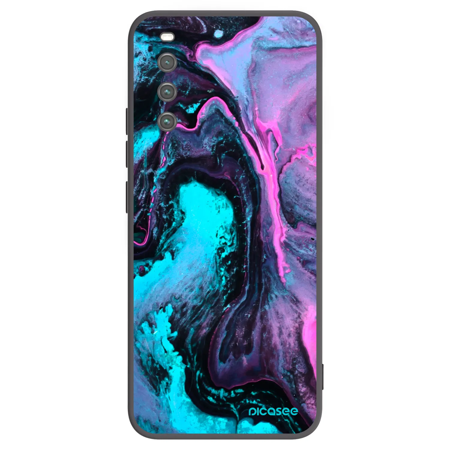 Picasee Μαύρη θήκη σιλικόνης για Sony Xperia 10 IV 5G - Lean 2