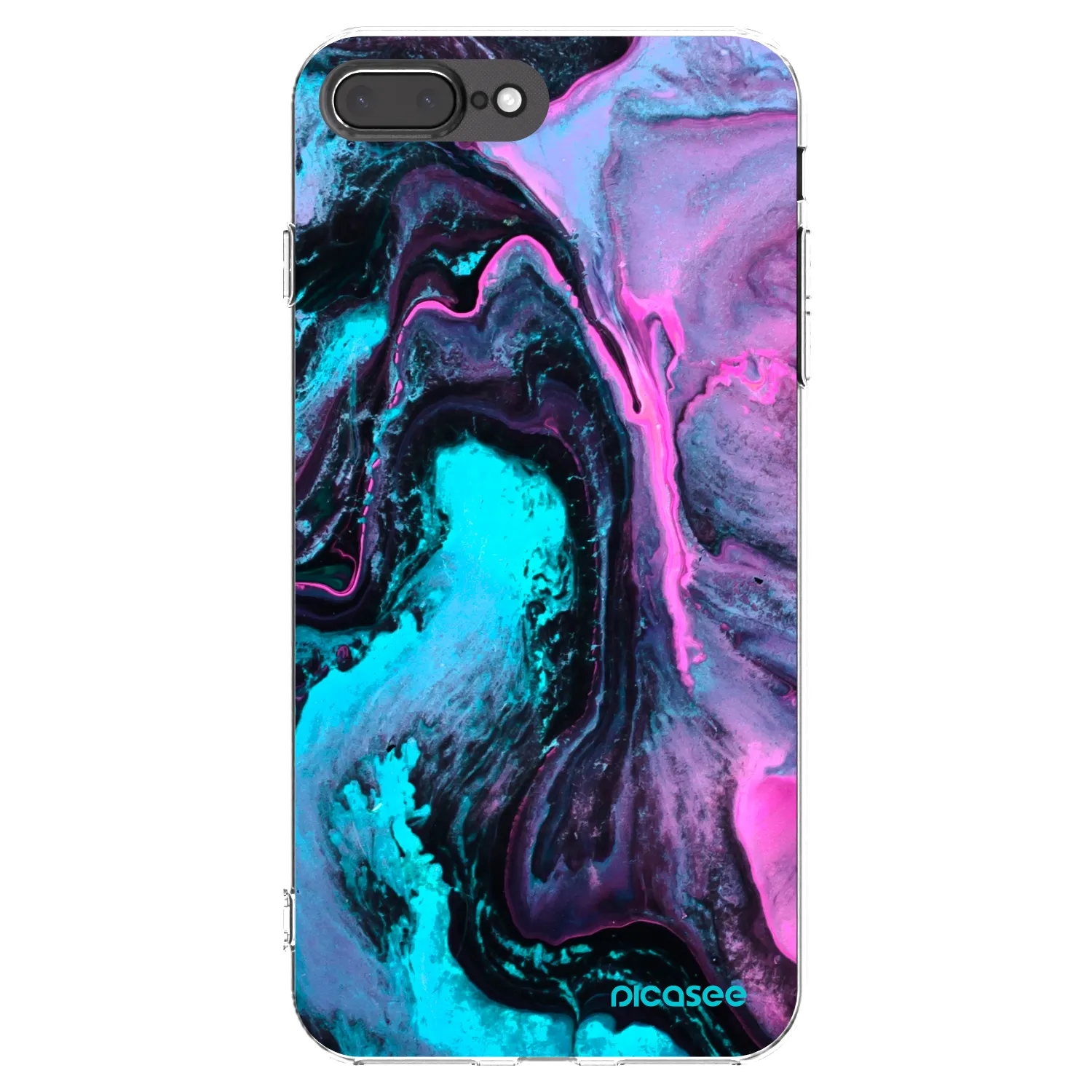 Picasee διαφανής θήκη σιλικόνης Apple iPhone 8 Plus - Lean 2