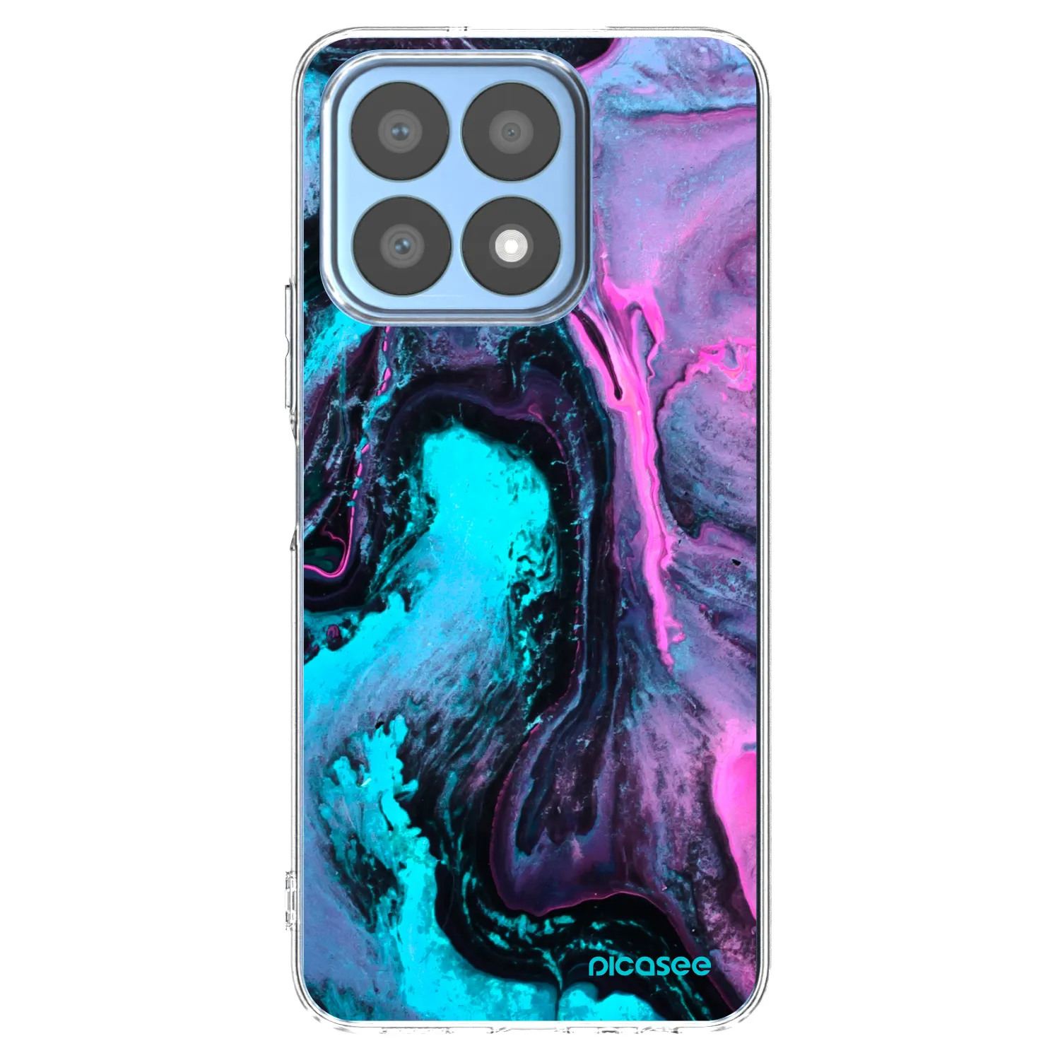 Picasee διαφανής θήκη σιλικόνης Honor X8a - Lean 2