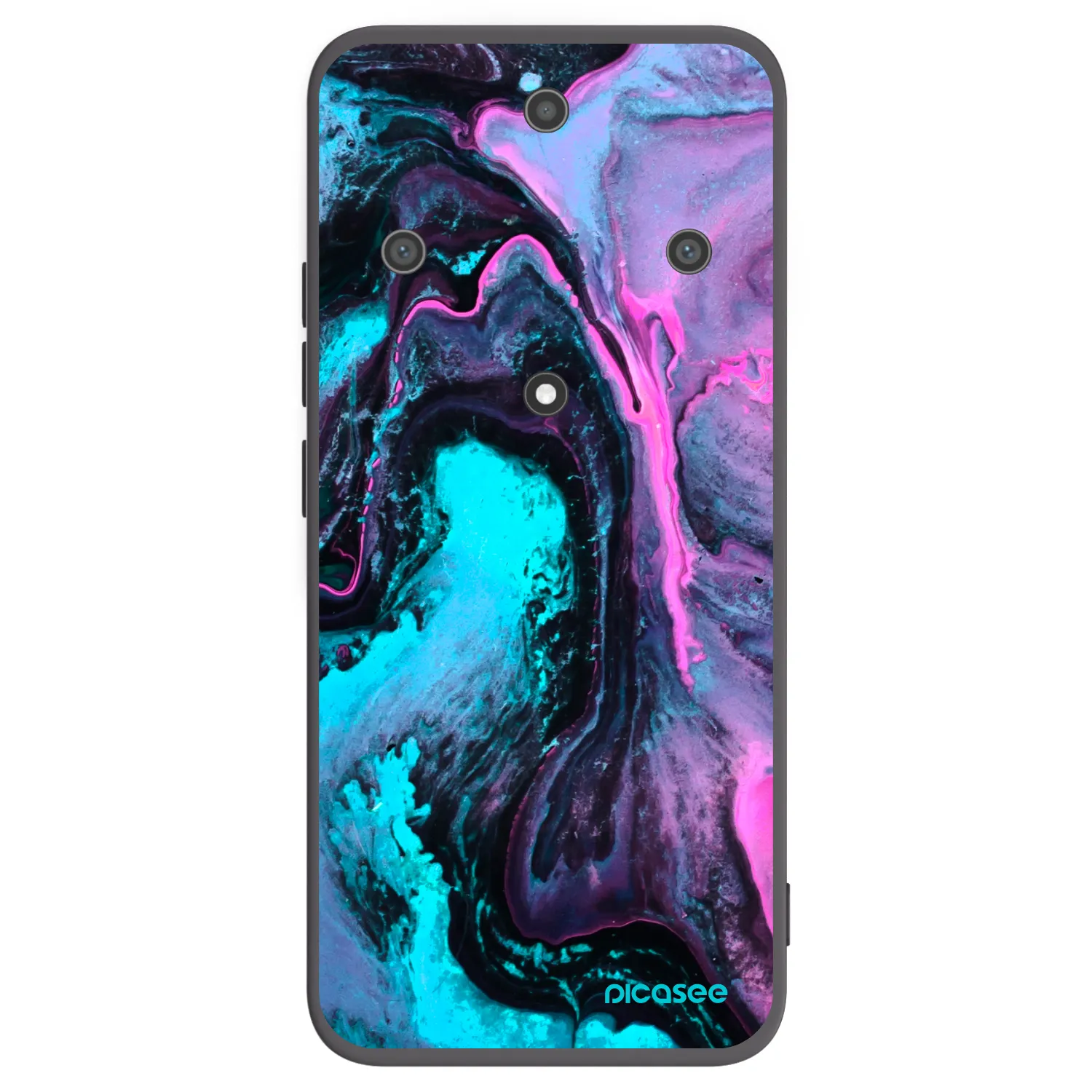 Picasee Μαύρη θήκη σιλικόνης για Honor Magic5 Lite 5G - Lean 2