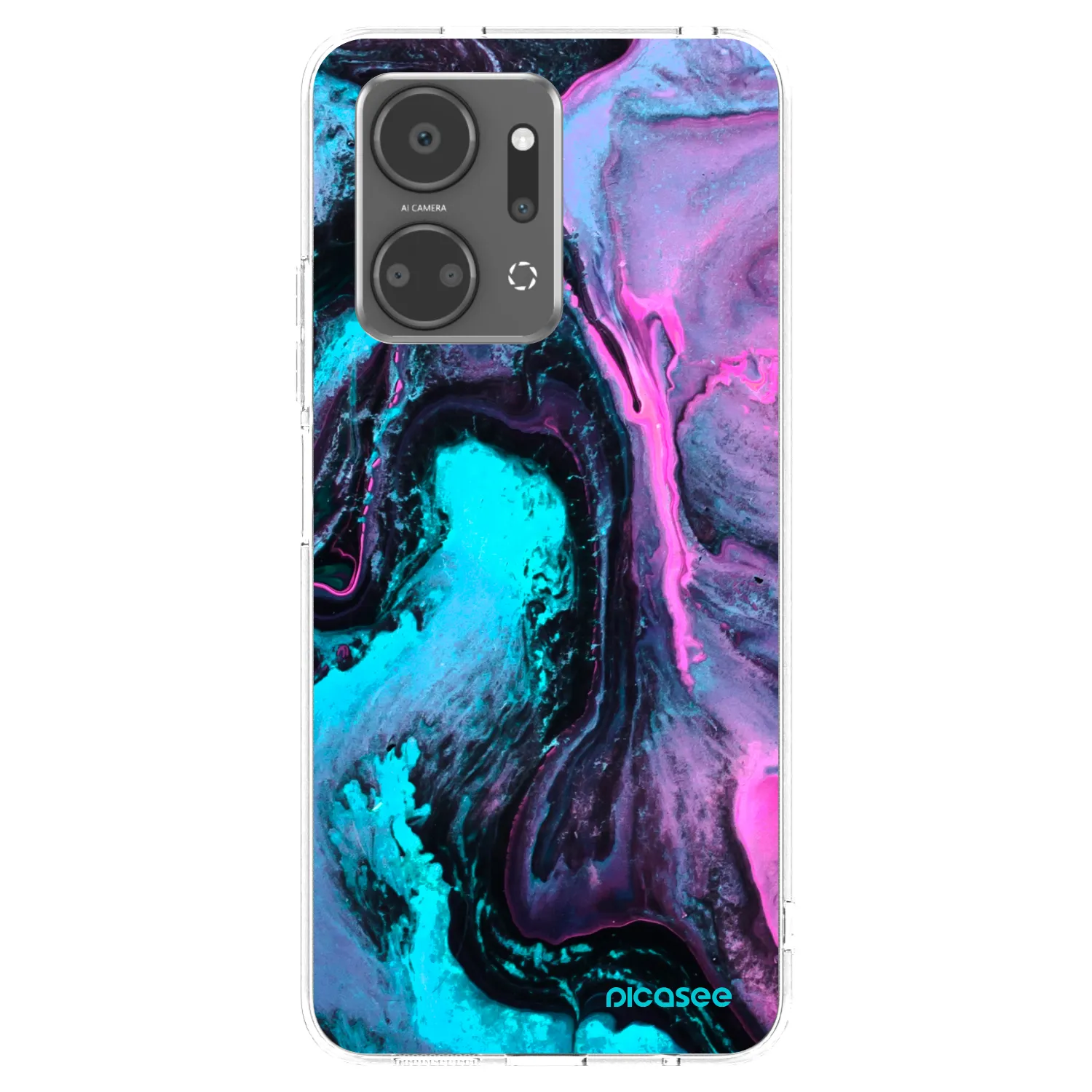 Picasee διαφανής θήκη σιλικόνης Honor X7a - Lean 2