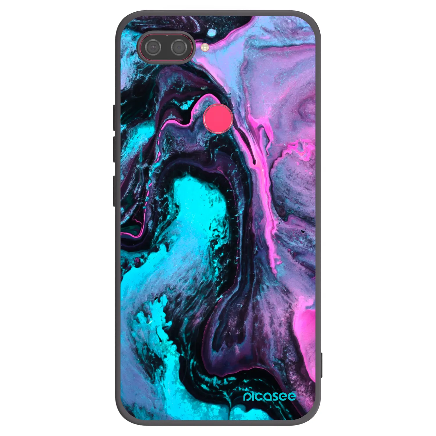 Picasee Μαύρη θήκη σιλικόνης για Xiaomi Mi 8 Lite - Lean 2