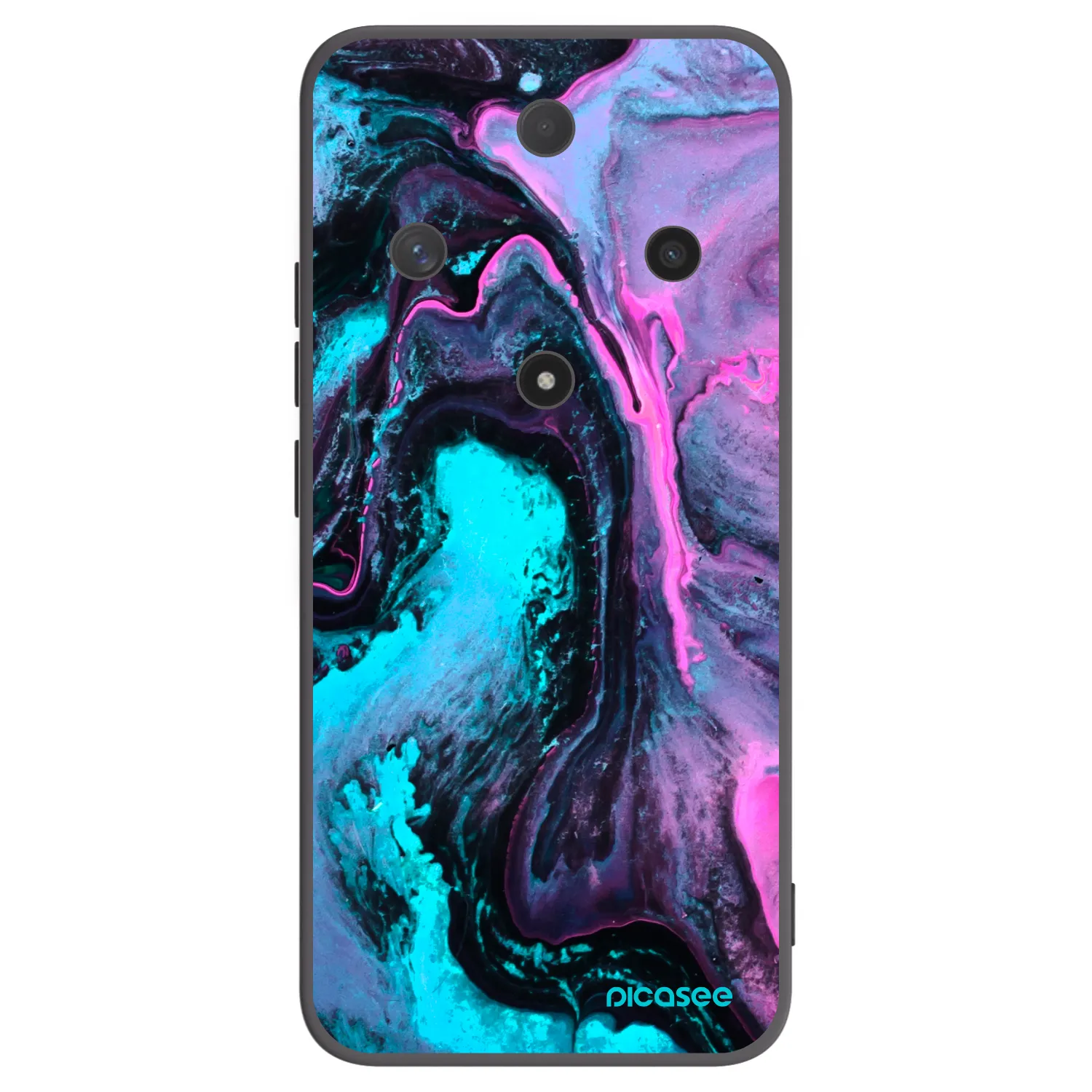 Picasee Μαύρη θήκη σιλικόνης για Honor Magic6 Lite 5G - Lean 2