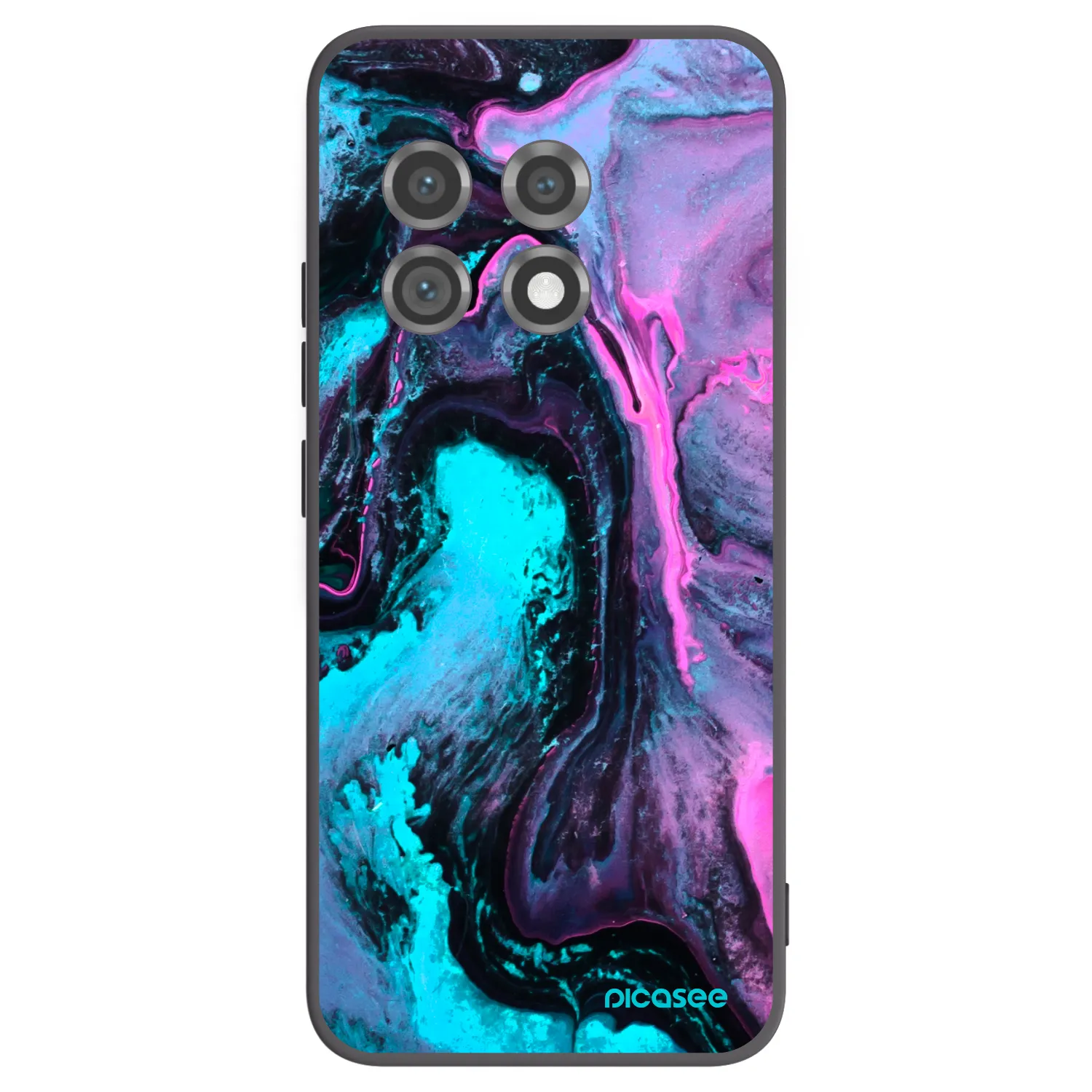 Picasee Μαύρη θήκη σιλικόνης για OnePlus 11 5G - Lean 2