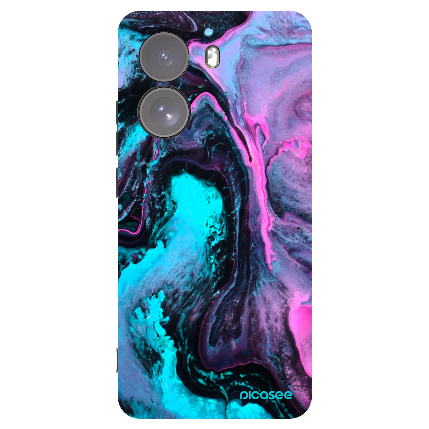 Picasee Μαύρη θήκη σιλικόνης για Xiaomi Poco X7 - Lean 2