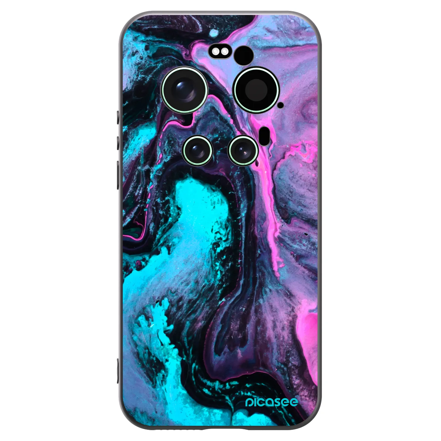 Picasee Μαύρη θήκη σιλικόνης για Xiaomi 17 Ultra - Lean 2