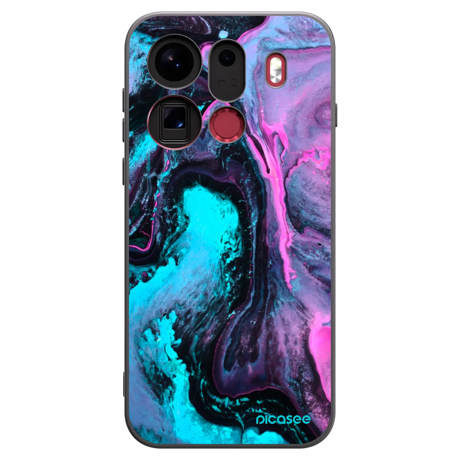 Picasee Μαύρη θήκη σιλικόνης για OPPO Find X9 Pro - Lean 2