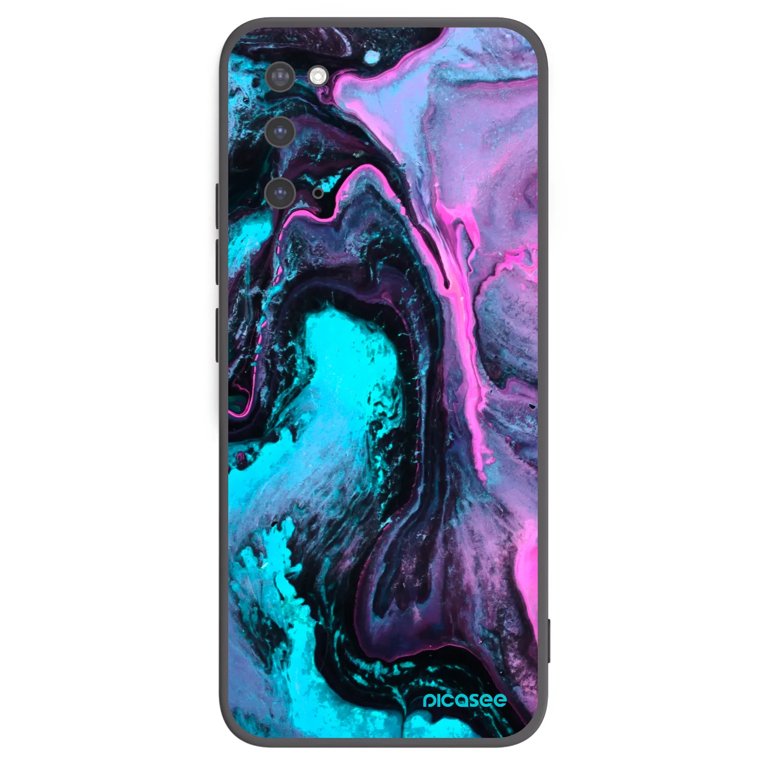 Picasee Μαύρη θήκη σιλικόνης για Samsung Galaxy S20 G980F - Lean 2