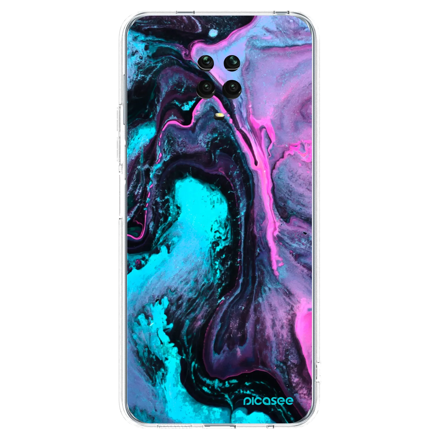 Picasee διαφανής θήκη σιλικόνης Xiaomi Redmi Note 9 Pro - Lean 2